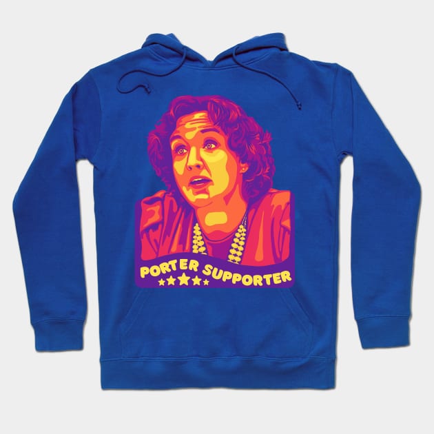 Katie Porter Portrait and Quote Hoodie by Slightly Unhinged